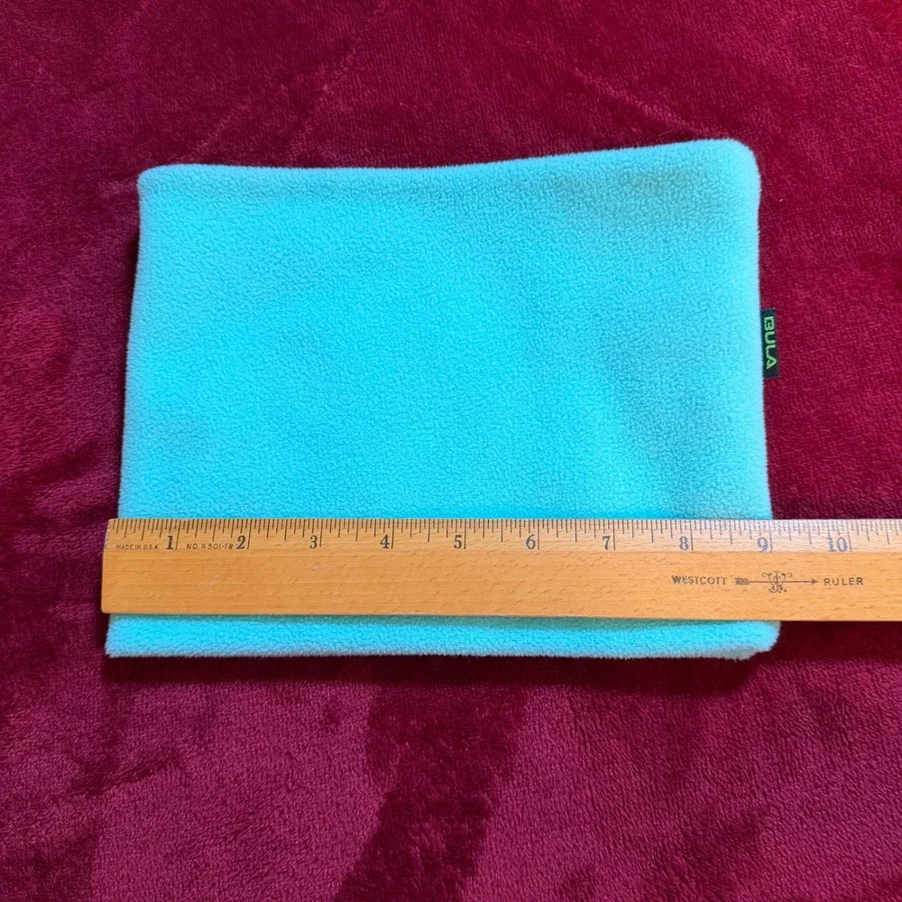 Bula Kids Polartec Fleece Neck Gaiter Mint Green Winter Ski Scarf Made in Canada